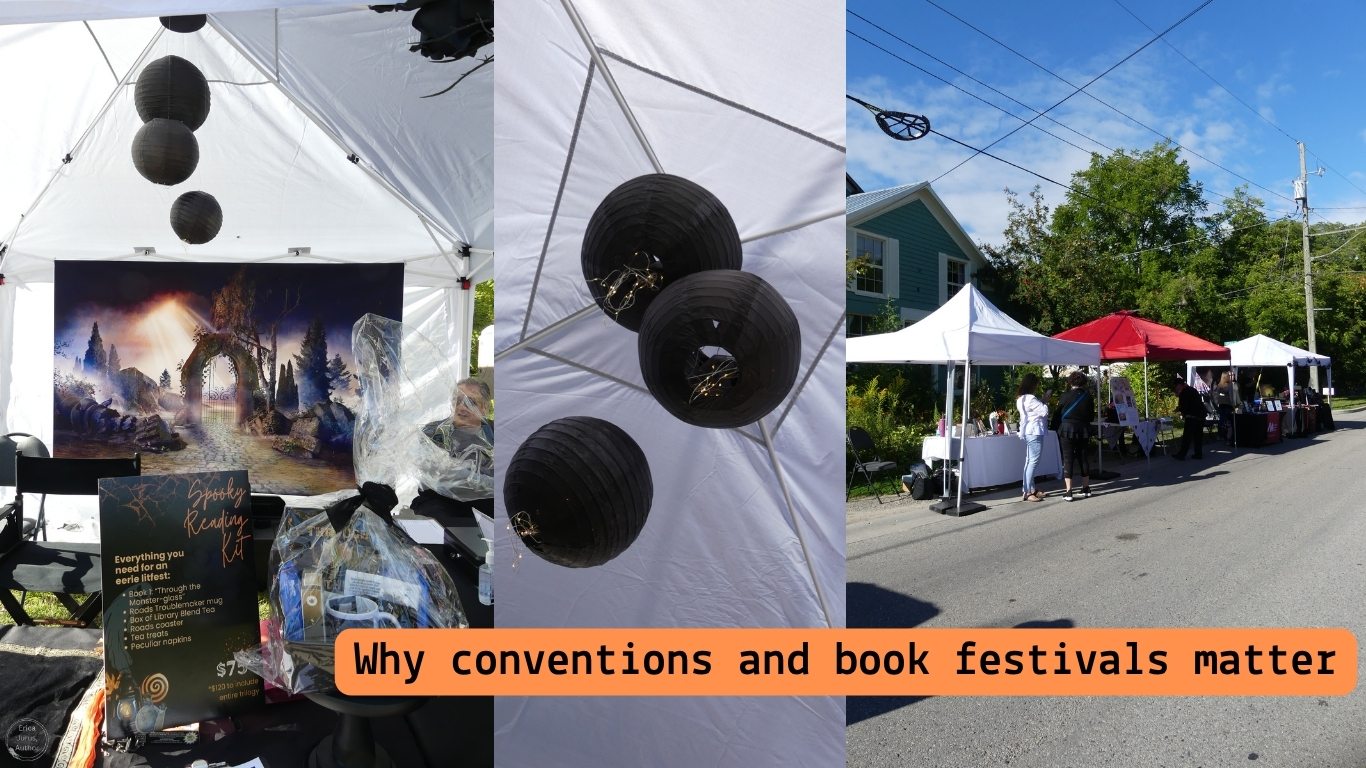 Why conventions and book festivals matter